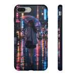 Lofi Anime Rain Street Art Tough Phone Case
