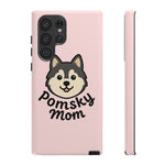 Pomsky Mom Phone Case | Cute Dog Illustration