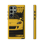 S2000 Spa Yellow Retro 90s JDM Car Tough Phone Case
