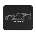 C7 ZR1 Corvette Outline Mouse Pad | Racing Car Desk Mat