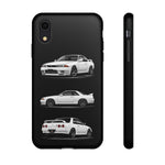 R32 Skyline Phone Case White, Three-View Vector Cover, Gift GTR Fans