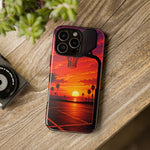 Basketball Court Sunset Phone Case | Tough Phone Case