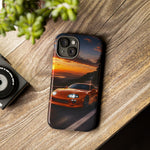 Supra MK4 Orange Touge Night JDM Speed Art Tough Phone Case