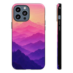 Pastel Mountain Haze Vaporwave Art Tough Phone Case