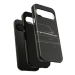 Black Charger RT Phone Case, 68 Classic Muscle Car Cover, Mens Gift