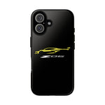 Yellow C8 Z06 Phone Case for Chevy Fans, Tough Protective Cover