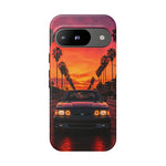 Fox Body Mustang Sunset Tough Phone Case - Palm Boulevard Poster
