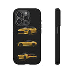 Gold Fairlady Z Classic Sports Car Tough Phone Case - 3 View
