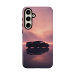 C8 Corvette Silhouette Pastel Horizon Case
