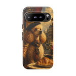 Poodle in Beret Phone Case | Vintage Paris Café Illustration