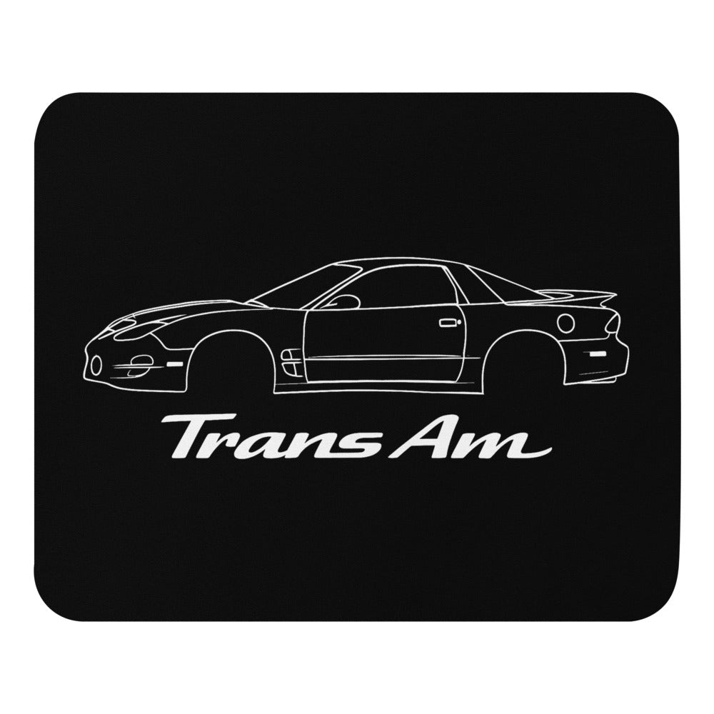 2002 Trans Am WS6 Mouse Pad – Fourth Gen Muscle Car Outline – Racing Roots