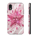 Pink Glitter Star Tough Case | Sparkle Phone Case