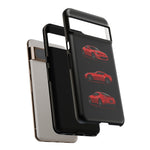 Red 370Z Sports Coupe Tough Phone Case for JDM Enthusiasts