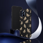 Vintage Ghost Pattern phone case | Halloween spooky stars design