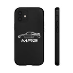 MR2 White Side Silhouette JDM Tough Phone Case Cover Gift