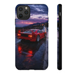 F40 Legendary Supercar Prancing Red Speed Art Tough Phone Case