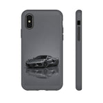 Matte Gray C8 Sports Car phone case | Tough Cases