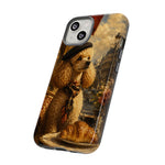 Poodle in Beret Phone Case | Vintage Paris Café Illustration