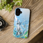 Copy of Silver Butterflies Tough Case | Blue Sky Water Droplets Phone Cover