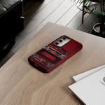 Red Classic Muscle Car 1970 Chevy Nova SS phone case | Tough Cover