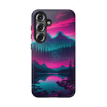 2 Rounds Canada Retina Artwork Vaporwave Phone Case – Landscape Aesthetic