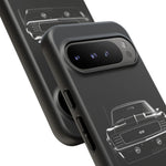 1969 Camaro Black Restomod Front Tough Phone Case Cover Gift