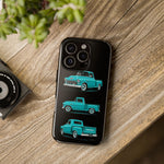 Turquoise 1955 Stepside Pickup Truck Tough Phone Case - 3 View