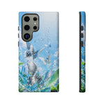 Copy of Silver Butterflies Tough Case | Blue Sky Water Droplets Phone Cover