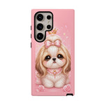 Shih Tzu Princess Kawaii Chibi Puppy Pet Dog Art Tough Phone Case