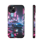 Skyline GT-R Tokyo Rain JDM Night Art Tough Phone Case