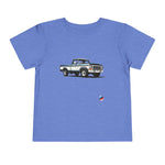 1979 Ford F250 Pickup Truck Toddler T-Shirt Vintage Graphic Tee Blue White