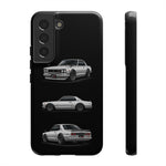 Silver Hakosuka Skyline Classic Sports Car Tough Phone Case for JDM Fans