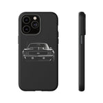 1969 Camaro Black Restomod Front Tough Phone Case Cover Gift