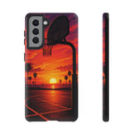 Basketball Court Sunset Phone Case | Tough Phone Case