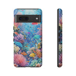 Underwater Coral Reef Phone Case | Colorful Tropical Fish Ocean Scene