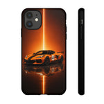 Z06 C8 Phone Case, Orange Racing Livery Studio Cover