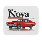1969 Chevy Nova Mouse Pad – Red American Muscle Car Design