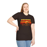 Foxbody Retro Sunset Car T-Shirt Classic Muscle Graphic Pony Car Tee