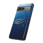 Yellowfin Tuna Phone Case, Deep Blue Water Tough Cover, Gift