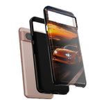 Supra MK4 Orange Touge Night JDM Speed Art Tough Phone Case