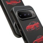 Red MR2 JDM Sports Car Phone Case Tough Multi View