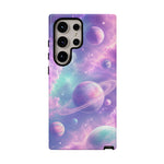 Pastel Galaxy Planet Vaporwave Art Tough Phone Case