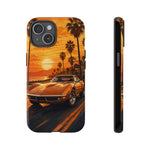 Orange Corvette C3 Stingray Sunset Palms Phone Case