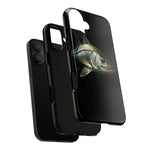 Snook Fishing Phone Case, Saltwater Portrait Black Cover, Gift