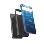 Amberjack School Phone Case, Open Water Sunlight Tough Cover
