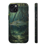 Snook Phone Case, Mangrove Sunbeam Painterly Marine Art Cover, Gift