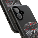 NSX Dual View Black Red JDM Sports Car Tough Phone Case Gift