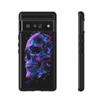 Holographic Skull Phone Case, Shattered Glass Iridescent Cover