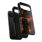 Challenger RT Phone Case, Rainy City Night Muscle Car Tough Cover