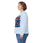 2008 S2000 Racing Graphic Long Sleeve Tee | Blue JDM Sports Car
